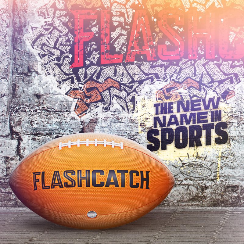 Glow in the Dark Football - Official Size LED Light-Up Sports Ball