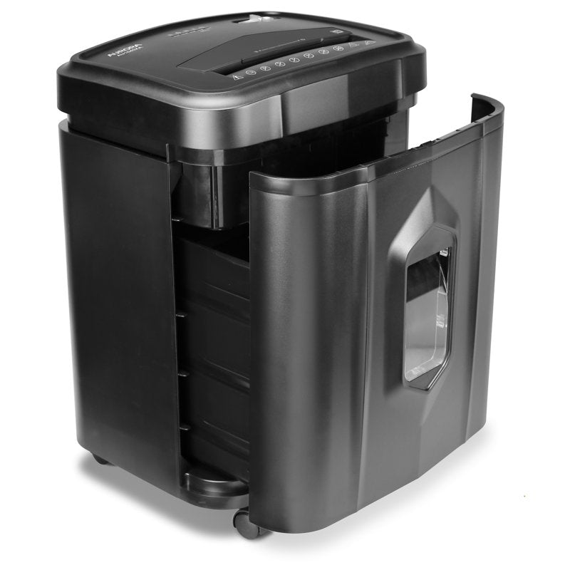 16-Sheet Cross-Cut Paper & Credit Card Shredder with 5-Gallon Pullout Basket