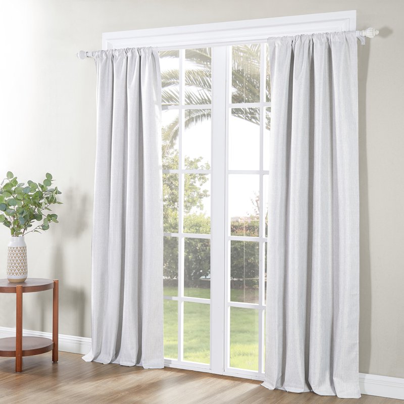 Blackout Curtains 2 Pack - Recycled Fabric, Thermal Insulated, Total Blockout, Multiple Sizes