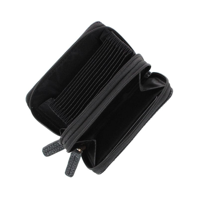 Women's RFID Wallet with Pebble Vegan Leather - Multiple Colors