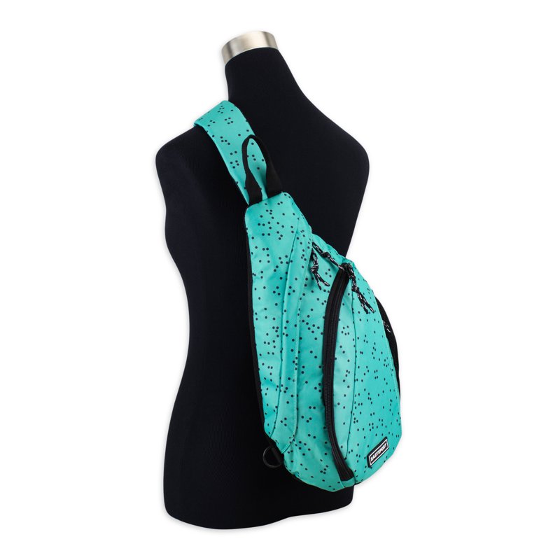 Unisex Sling Backpack with Multiple Compartments - Compact & Reversible Shoulder Bag