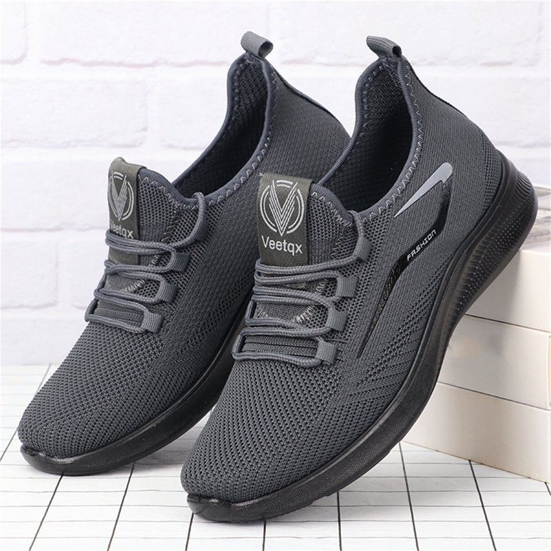 Men's Breathable Mesh Slip-On Sneakers for Casual Walking and Sports