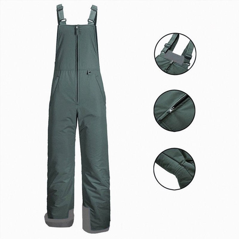 Kids Waterproof Insulated Snow Bibs for Winter Outdoor Activities - Adjustable & Lightweight