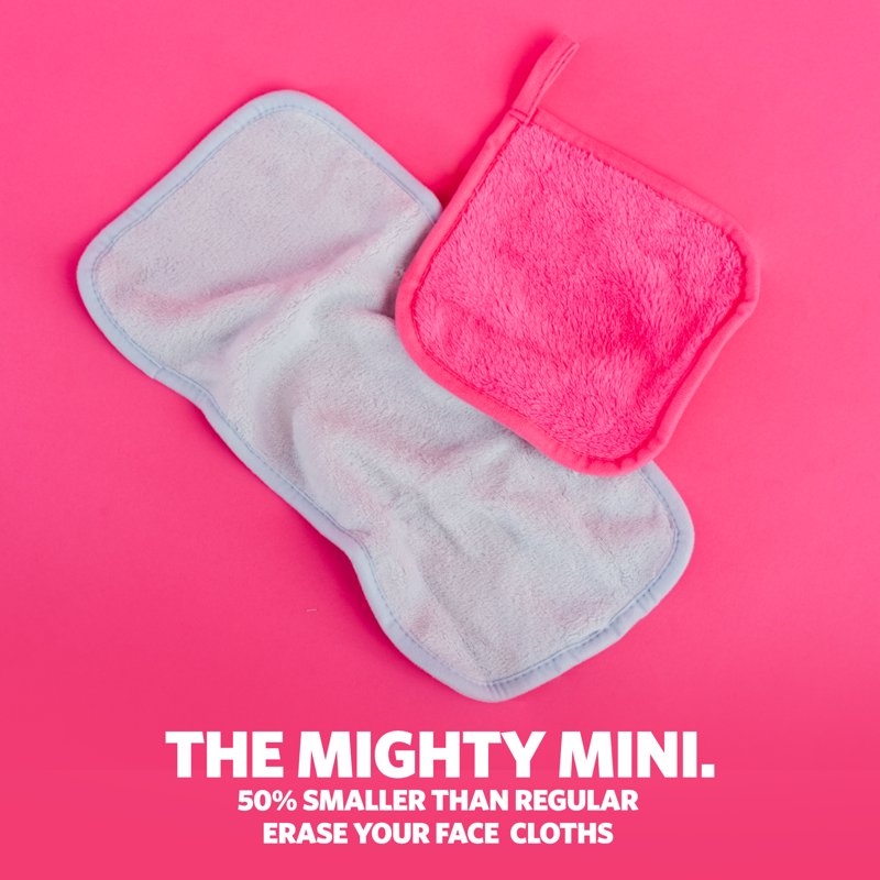 Reusable Makeup Removing Cloths - Water Activated, Soft Microfiber, Pink