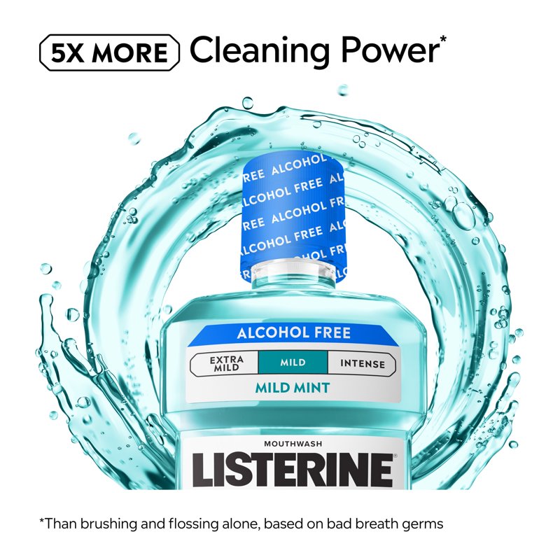 Alcohol-Free Mouthwash for Bad Breath Fresh Breath Oral Care 500mL