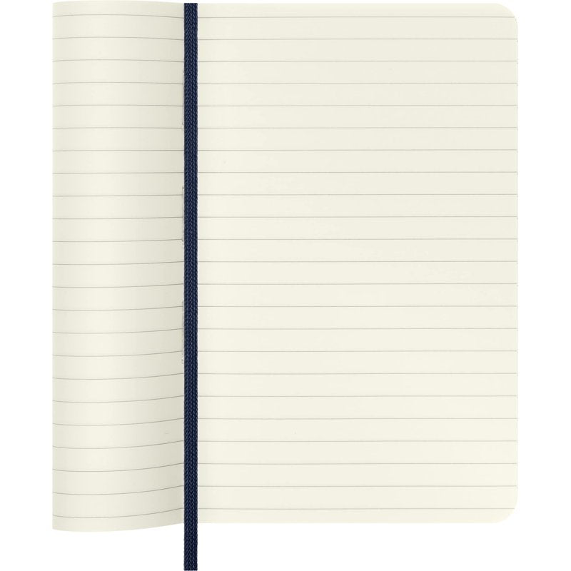 Moleskine Classic Pocket Notebook - Soft Cover, Ruled, Sapphire Blue