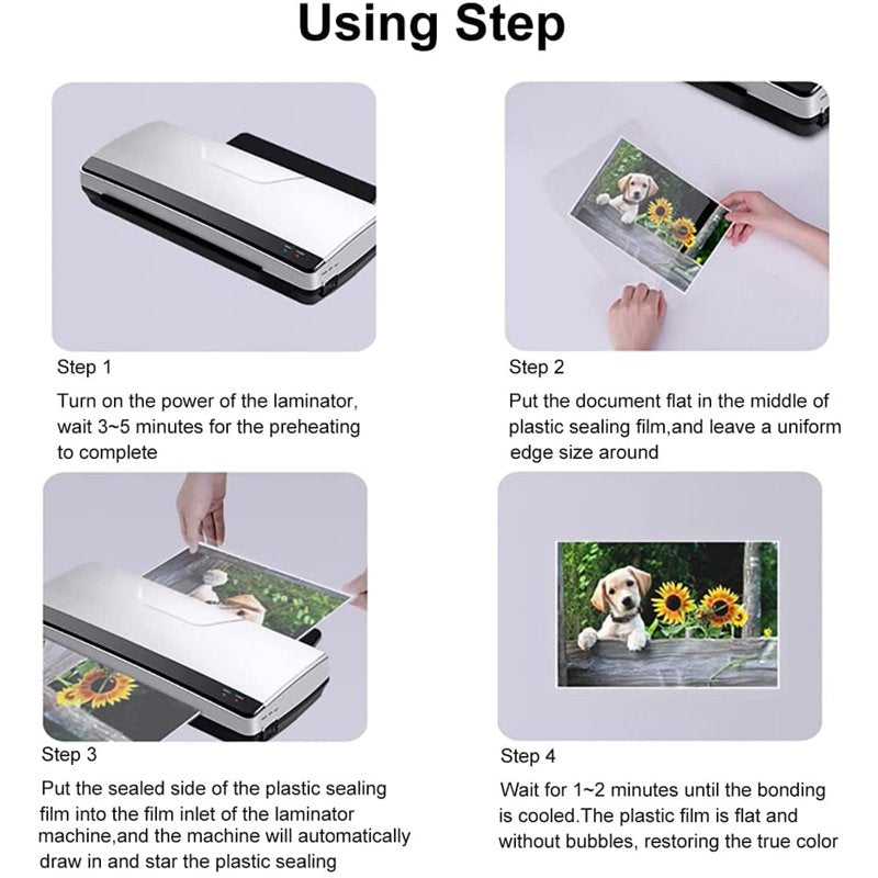 Thermal Laminating Pouches Letter Size 9 x 11.5 Inch, 3 Mil Clear Sheets, Bulk Pack of 1000 for Office & School