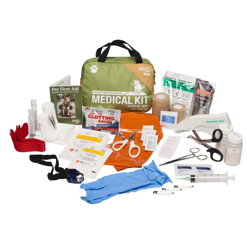 Dog First Aid Kit with Wound Care Supplies for Pets