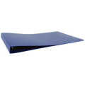 13x19 Document Binder with 1 Inch Angle-D Rings - Durable Poly Cover, Blue