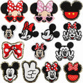 14 Pcs Embroidered Iron-On Patches for Clothing, Hats, Backpacks - DIY Repair & Decoration