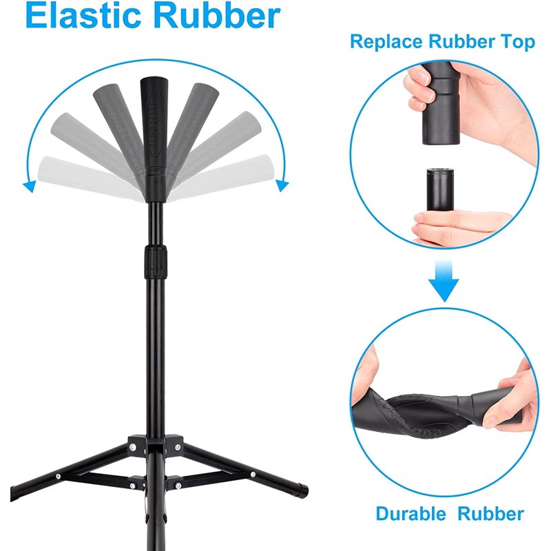Rubber Replacement Topper for Baseball Batting Tee - Portable, Durable, 8 Inch