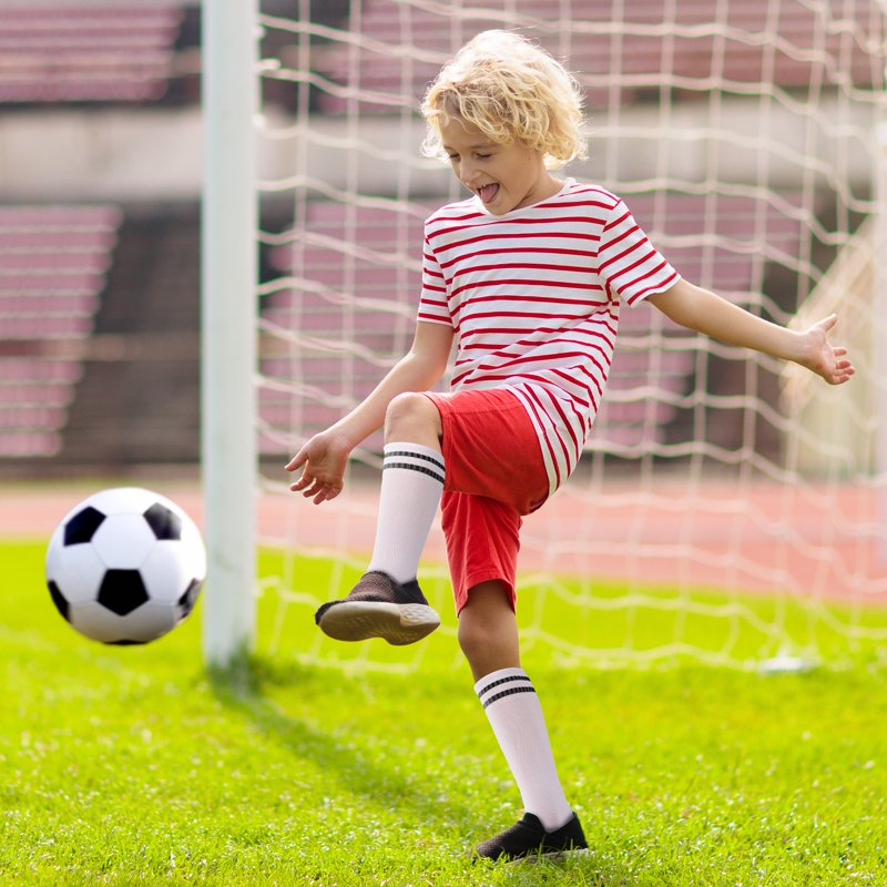 Kids Over Knee Soccer Socks - Breathable & Supportive Sports Socks for Children