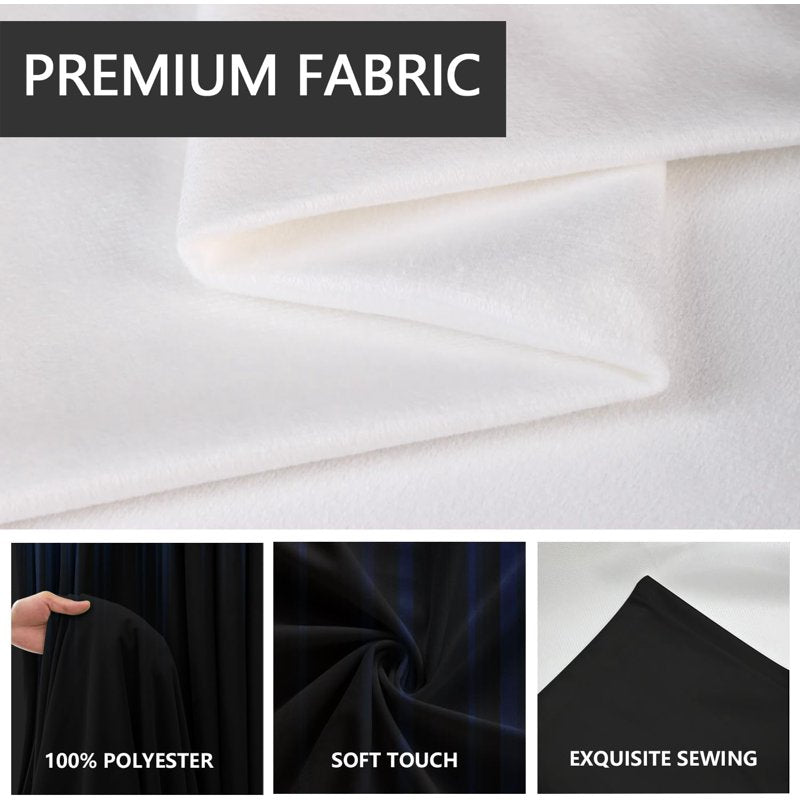 Blue Ombre Window Curtain 42x63 Inches Dark Modern Bedroom Drapes - 1 Pair