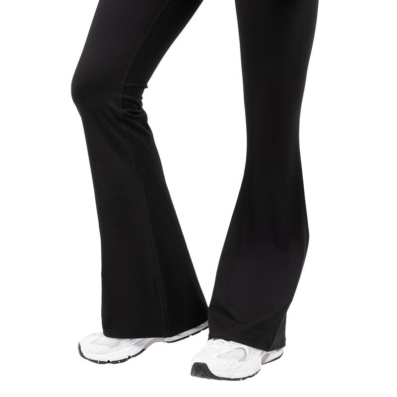 Women's Ultraluxe Crossover Flare Leggings with High Waist and 4-Way Stretch