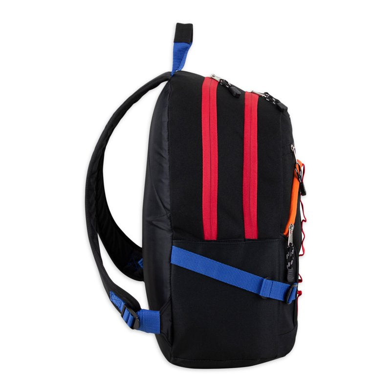 Unisex Multipocket Active Backpack with Large Capacity & Tech Storage