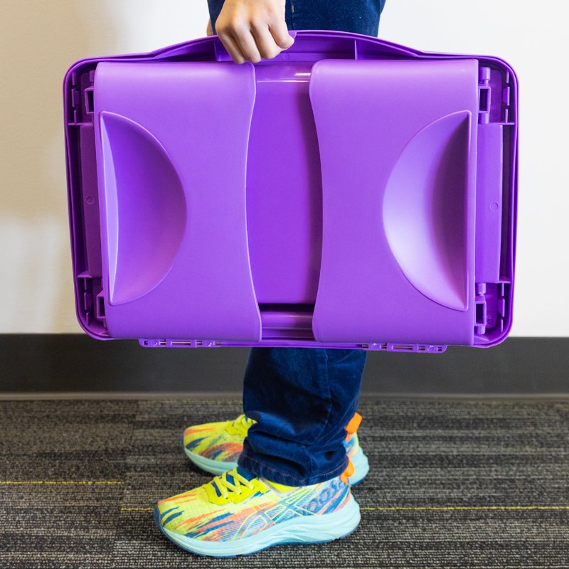 Foldable Lap Desk with Storage - Travel, Study, Activity, 3-Pack