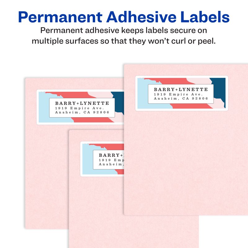 Bulk Address Labels - 2/3 x 1-3/4 Inch Printable Sticker Sheets, 600 Labels per Pack