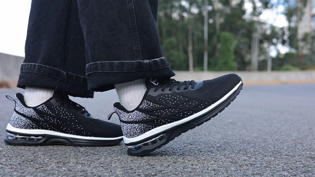 Men's Trail Running Shoes Lightweight Breathable Athletic Sneakers for Walking & Gym