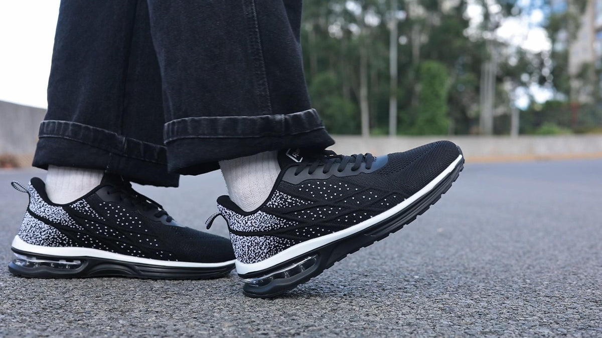 Men's Trail Running Shoes Lightweight Breathable Athletic Sneakers for Walking & Gym