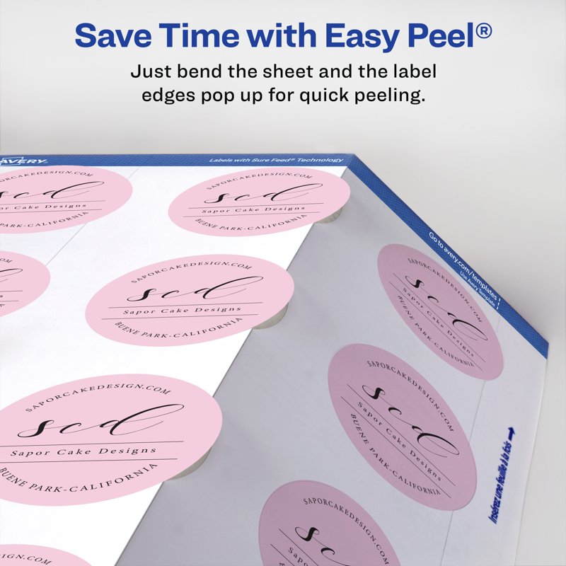 2-Inch White Printable Labels for Packaging and Projects - 120 Count