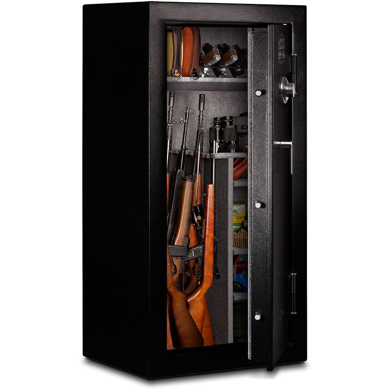 24 Gun Safe with Fireproof Security Lock - Heavy Duty Steel Construction
