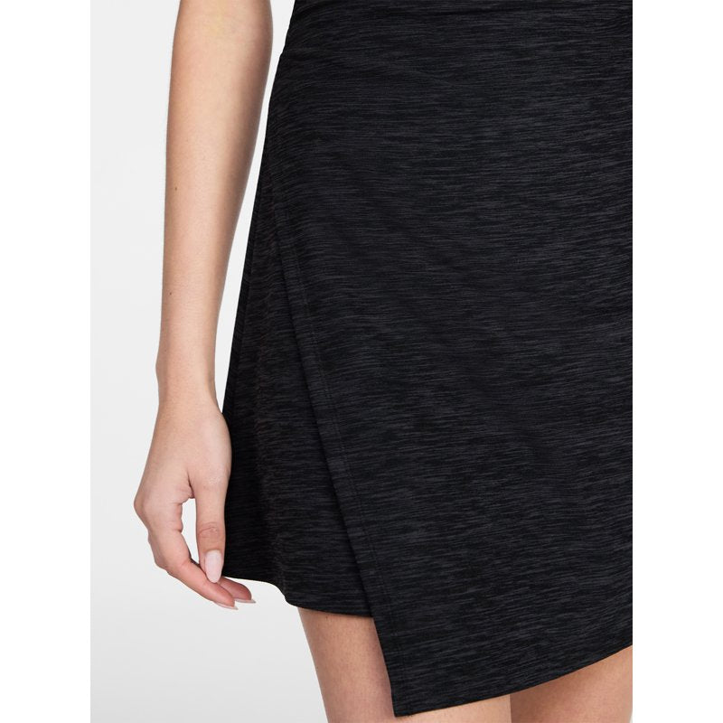 Women's Active Wrap Dress with Built-In Support and Moisture-Wicking Fabric
