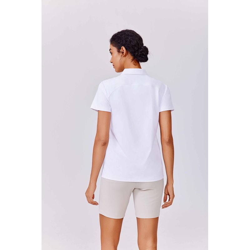 Women's Short Sleeve Golf Polo Shirt - Lightweight Quick Dry Athletic Top