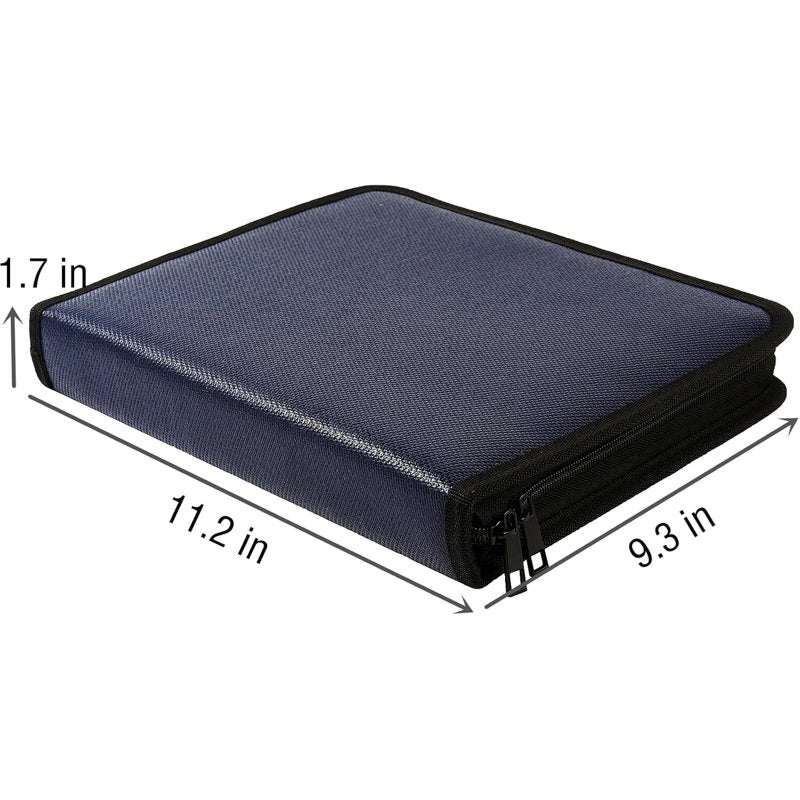 Fireproof Coin Collection Album with 396 Pockets Organizer Storage Case