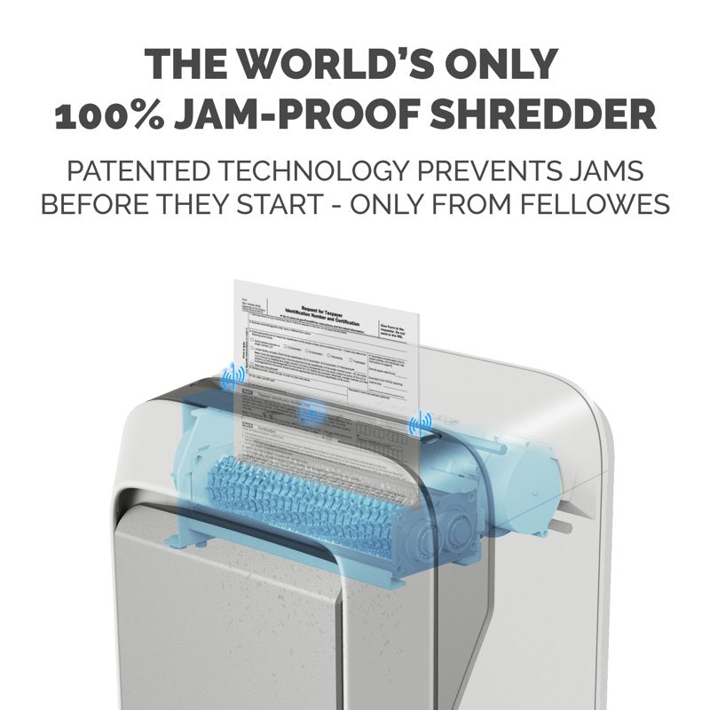 Micro-Cut Paper Shredder with Jam Proof System, SafeSense & Full Bin Indicator