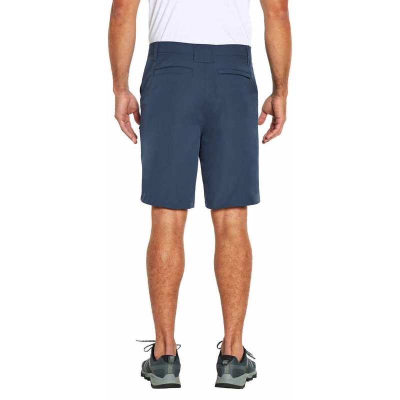 Men's Lightweight Tech Shorts - 4-Way Stretch, Zipper Pockets, Comfortable Fit