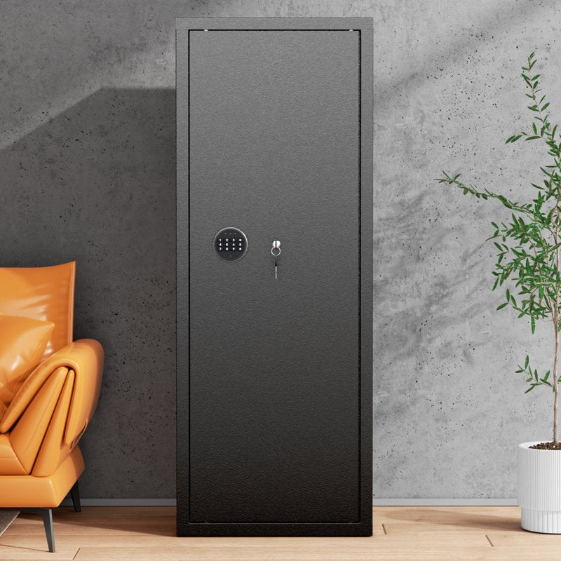 Large Gun Safe with Adjustable Shelves - Secure Rifle and Pistol Storage