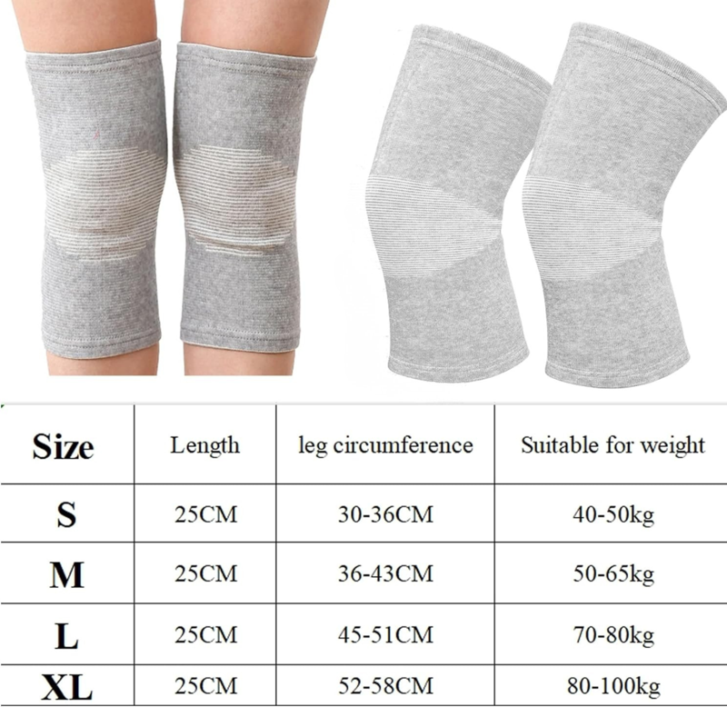 Premium Bamboo Charcoal Knee Sleeve Support for Arthritis & Running