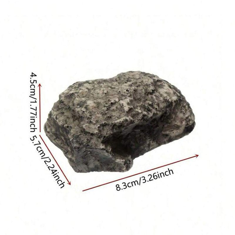 Outdoor Fake Rock Key Hider - Discreet Waterproof Garden Safe for Spare Keys