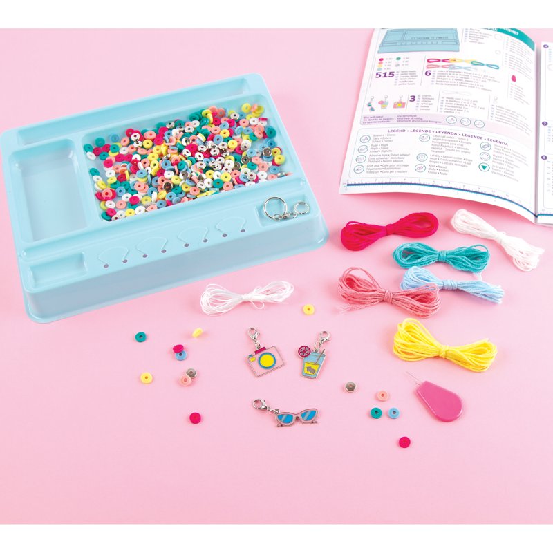 DIY Heishi Bead Bracelet Kit - Create 5 Colorful Friendship Jewelry Sets