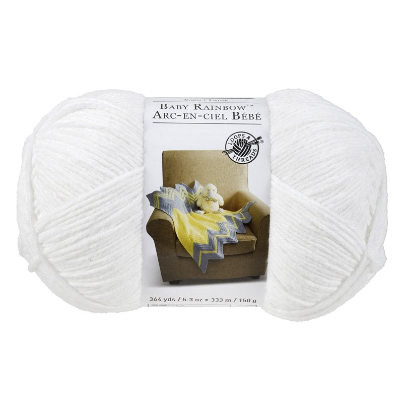 Multicolor Brushed Rainbow Yarn Pack for Knitting & Crochet - 15 Skeins