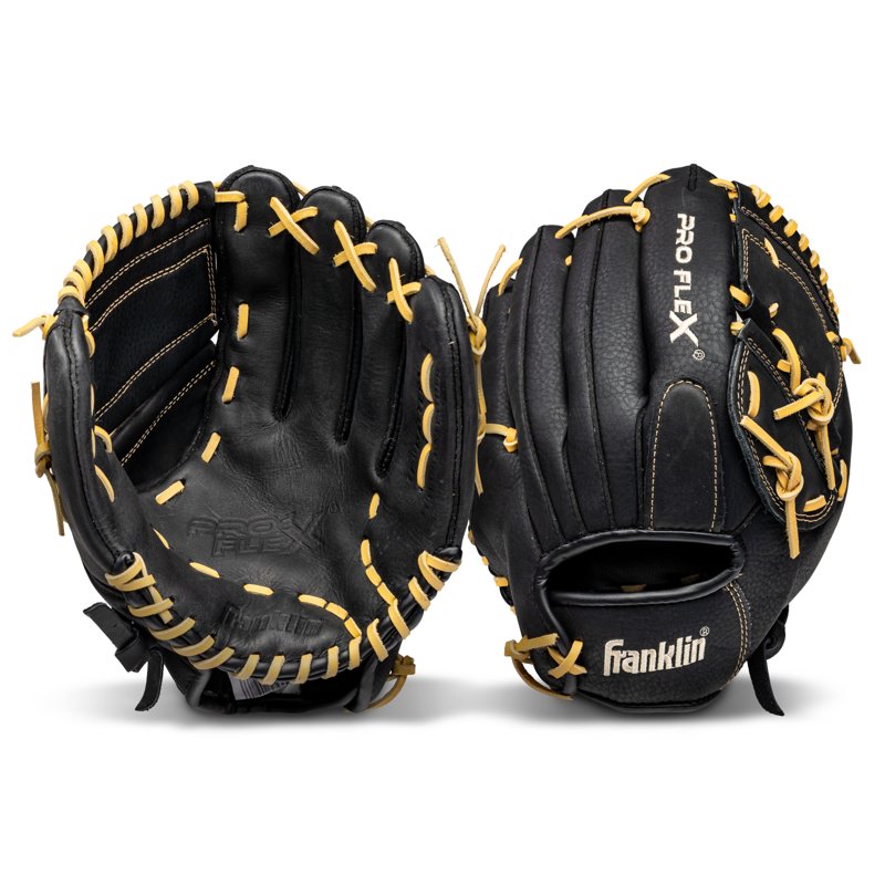 Adult Baseball & Softball Glove 12 Inch, Flexible Outfield Fielding Mitt - Right or Left Hand Throw