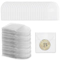 150pcs Plastic Coin Holders & Jewelry Protectors - Clear Storage Sleeves