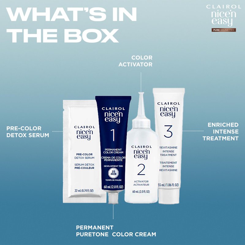 Permanent Hair Color Creme - Multiple Shades - Rich, Pure Brown Tones