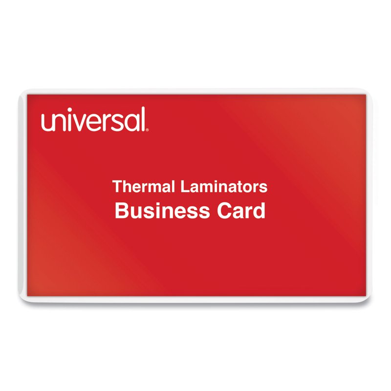 Universal Laminating Pouches 5 Mil Clear Matte 3.75x2.25 inch 100 Pack