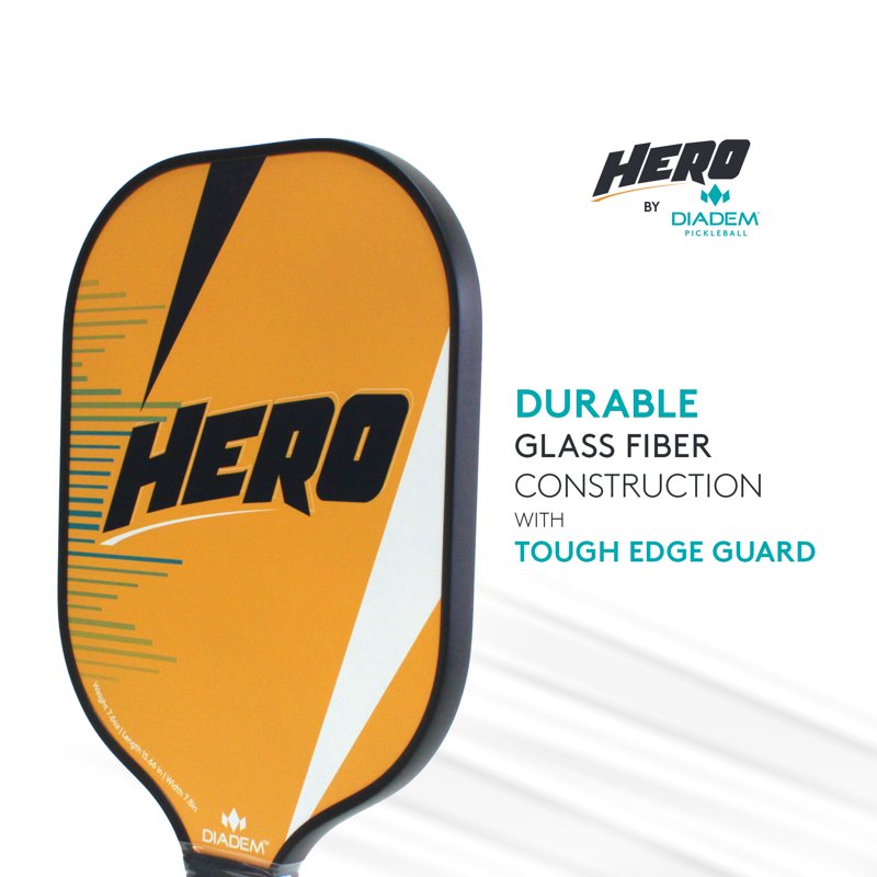 Diadem Pickleball Hero Paddle - Orange Variation