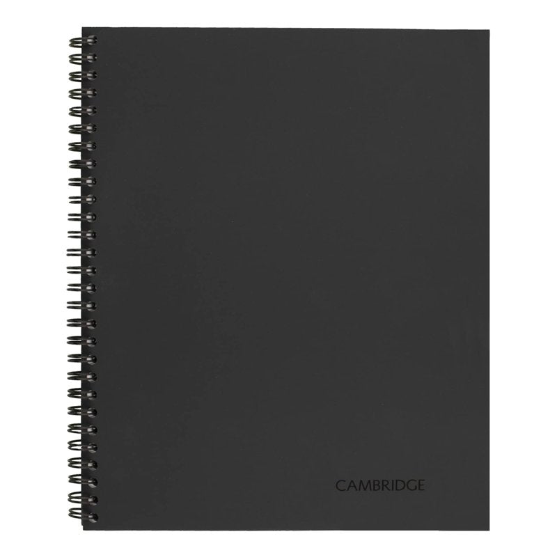 Business Planner Notebook - Wirebound 80 Sheets 8.14 x 11 Inches Gray