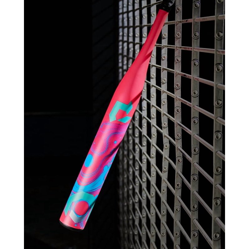 DeMarini 2025 Uprising (-12) Fastpitch Softball Bat Pink Blue - Multiple Sizes