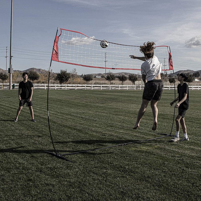 Portable Volleyball Net for Indoor Outdoor Practice & Training - Adjustable & Freestanding