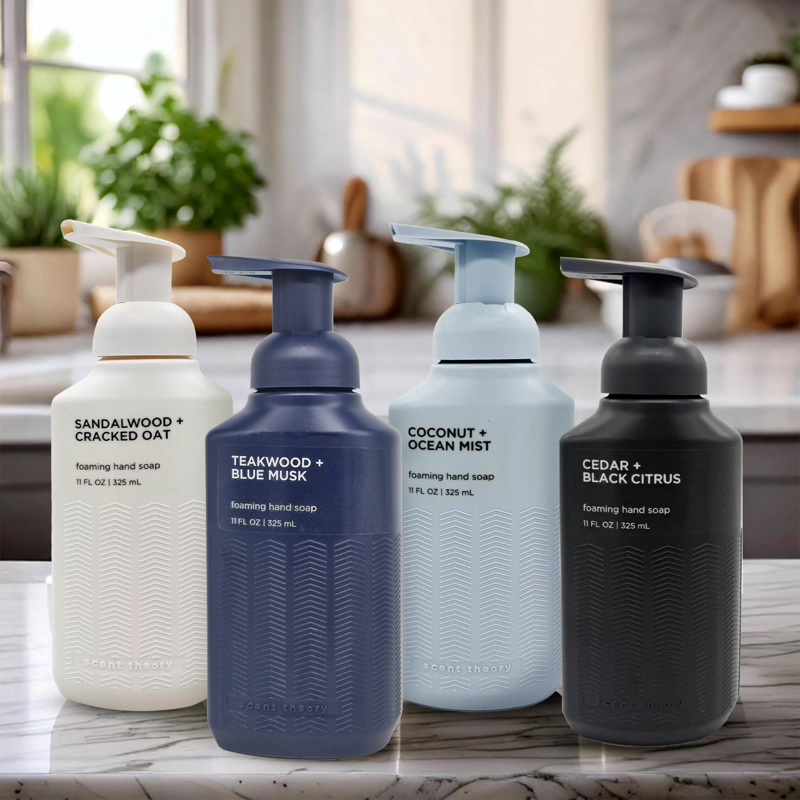 Foaming Hand Soap with Teakwood & Blue Musk - Moisturizing & Fragrant