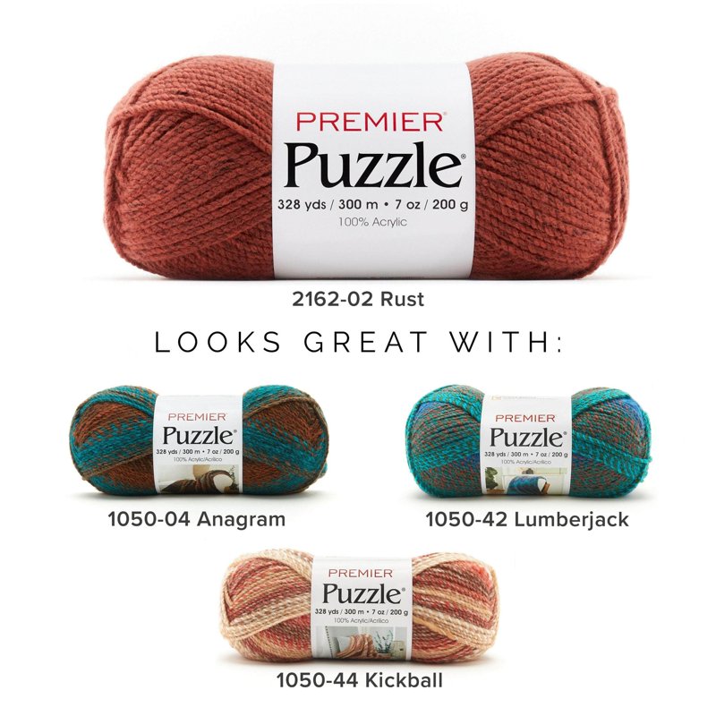 Solid Color Yarn for Crocheting and Knitting - Soft, Safe, 14 Colors