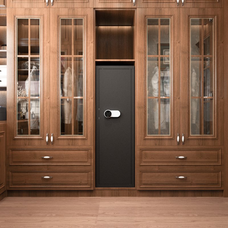 Large Gun Safe with Digital Keypad, Quick Access, Secure Rifle & Pistol Storage
