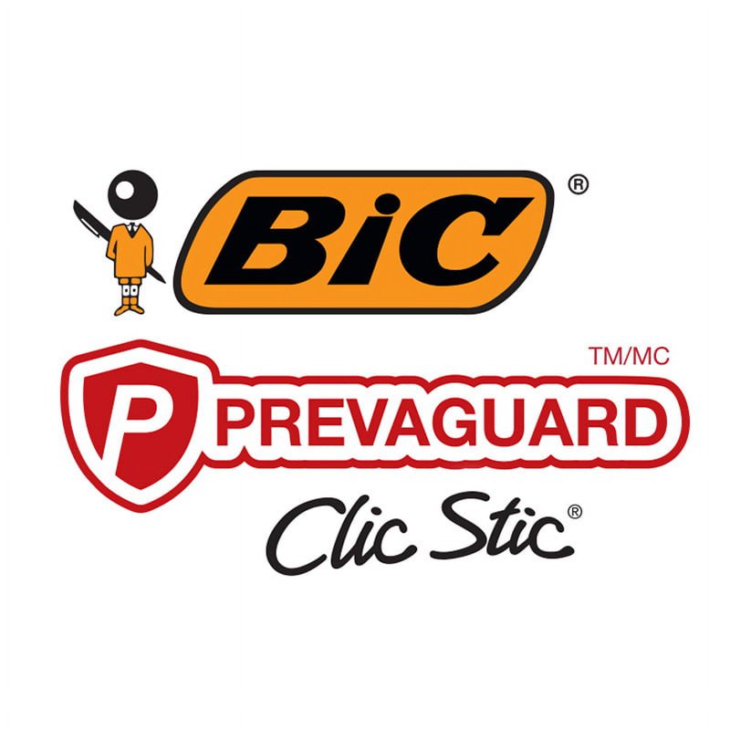 BIC Prevaguard Ballpoint Pens 5-Pack - Antimicrobial Protection, Medium Point