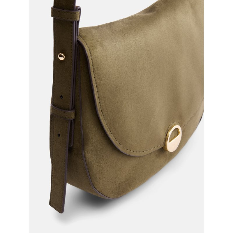Large Crossbody Handbag for Women - Faux Suede & Leather Options