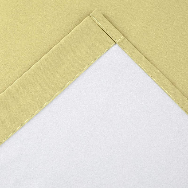 Blackout Kitchen Curtains 36x36 Inches Rod Pocket Set - Multiple Colors