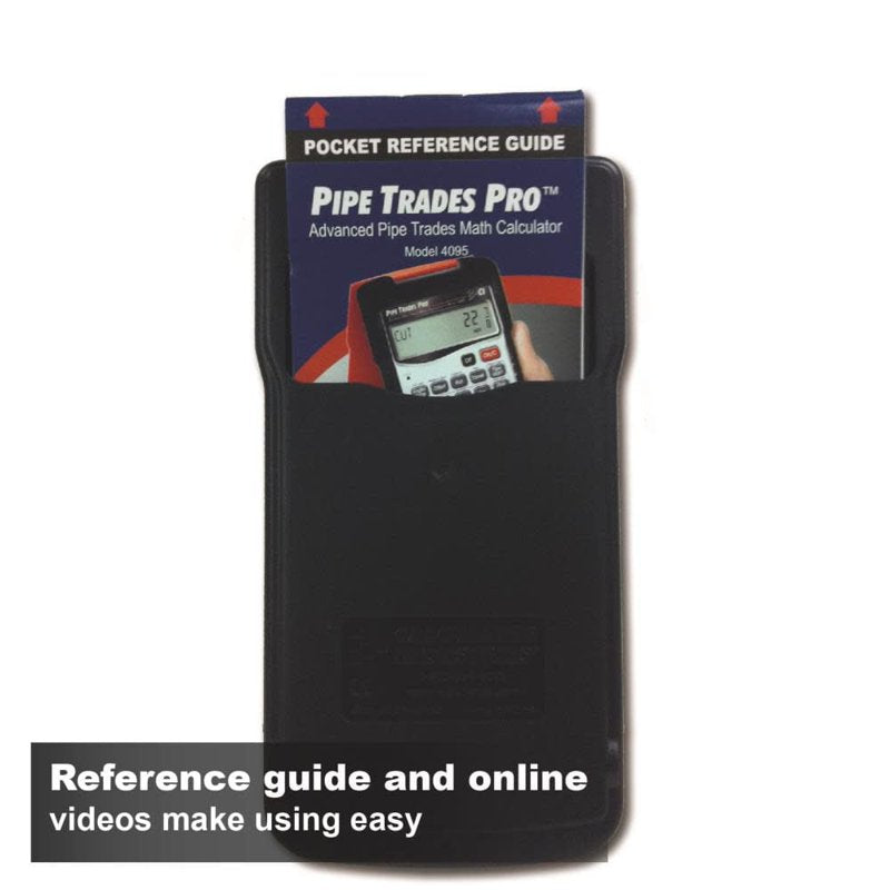 Construction Calculator for Pipe Fitting & Plumbing - Portable with Hard Case